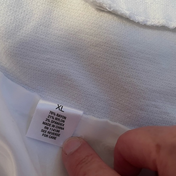 Roz & Ali White Jacket. Size XL - Picture 6 of 6
